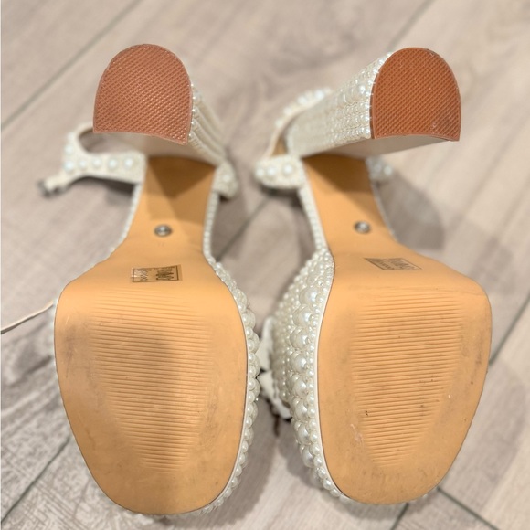 Azalea Wang Pearl and Rhinestone Embellished Heels - Picture 4 of 4